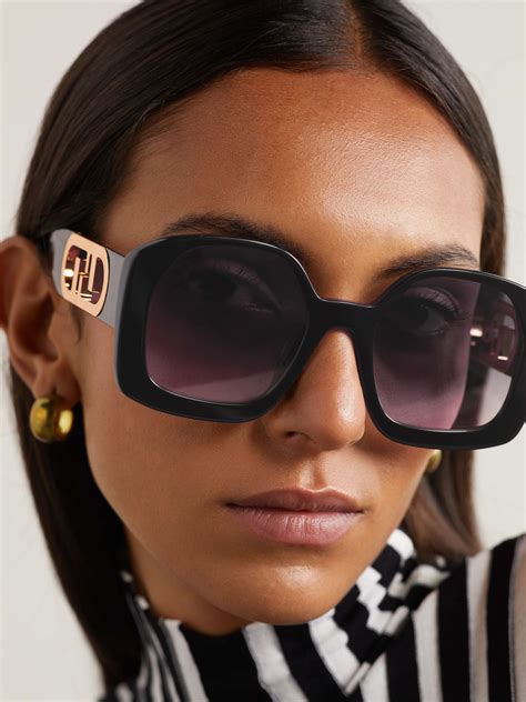 fendi 58mm oversized metal square sunglasses|Fendi sunglasses wendy williams.